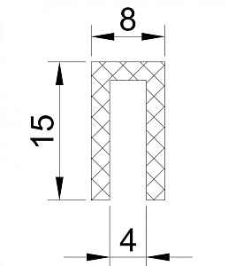 Резиновый профиль 3.2.039