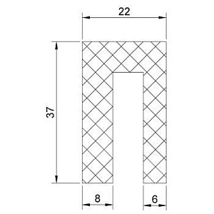 Резиновый профиль 3.2.015