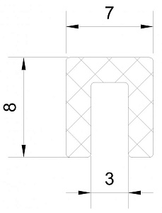 Резиновый профиль 3.2.035