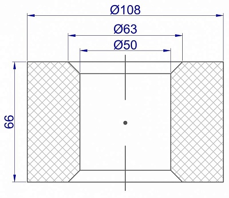 Ролик-007 Ø50 - Ø63 x Ø108 x 66