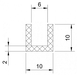 Резиновый профиль 3.2.036