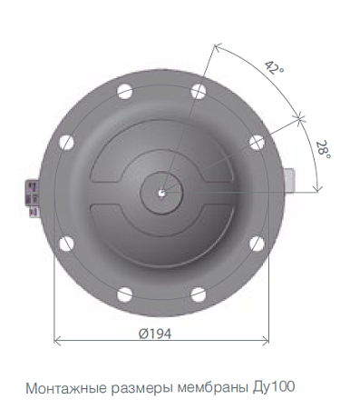 Мембрана для насоса Burkert Р100 (EPDM)