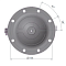 Мембрана для насоса Burkert Р100 (EPDM)