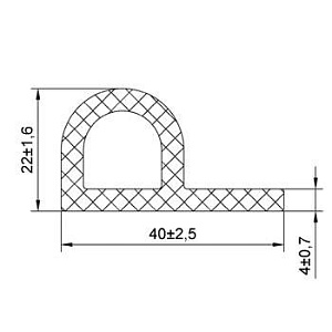 Резиновый профиль 3.1.013
