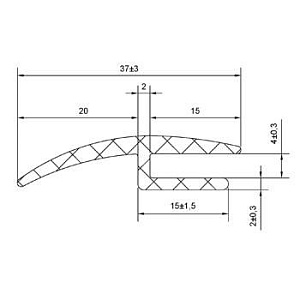 Резиновый профиль 3.2.022