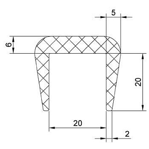 Резиновый профиль 3.2.014