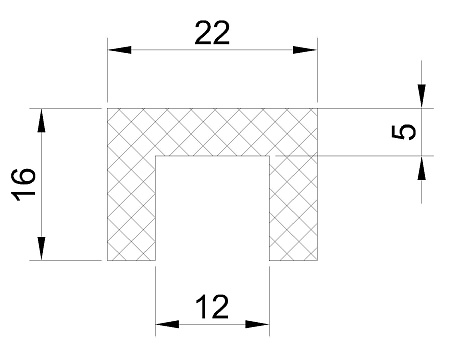 Резиновый профиль 3.2.034