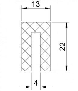 Резиновый профиль 3.2.043