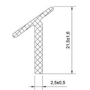 Резиновый профиль 3.3.003