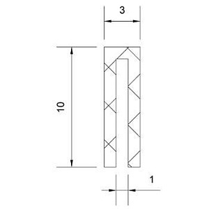 Резиновый профиль 3.2.011