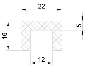 Резиновый профиль 3.2.034