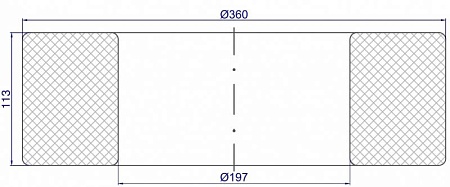 Колесо КР-014 Ø197 x Ø360 x 113