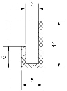 Резиновый профиль 3.2.037