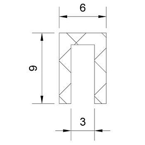 Резиновый профиль 3.2.010