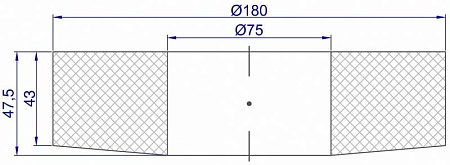 Колесо КРМ-008 Ø140 x Ø180 x 43