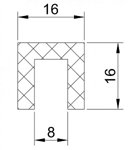 Резиновый профиль 3.2.042