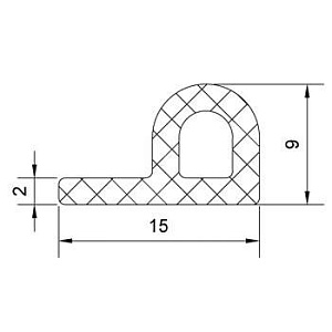 Резиновый профиль 3.1.002