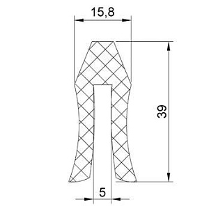 Резиновый профиль 3.2.020