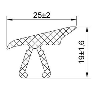 Резиновый профиль 3.2.016